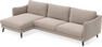 Madison - 3-sits soffa med schäslong vänster - Beige