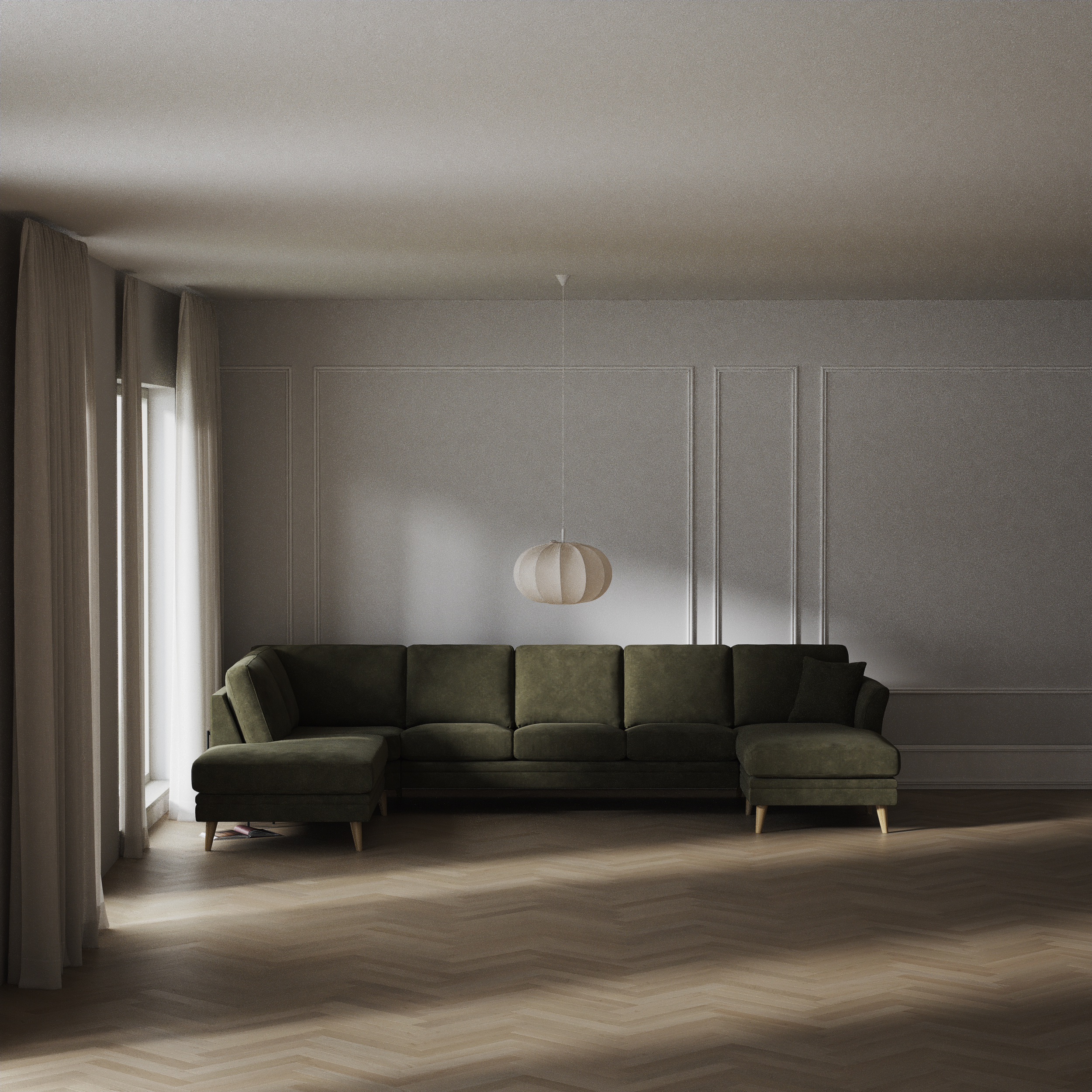 Eden - 3-sits soffa med divan vänster och schäslong höger - inspiration