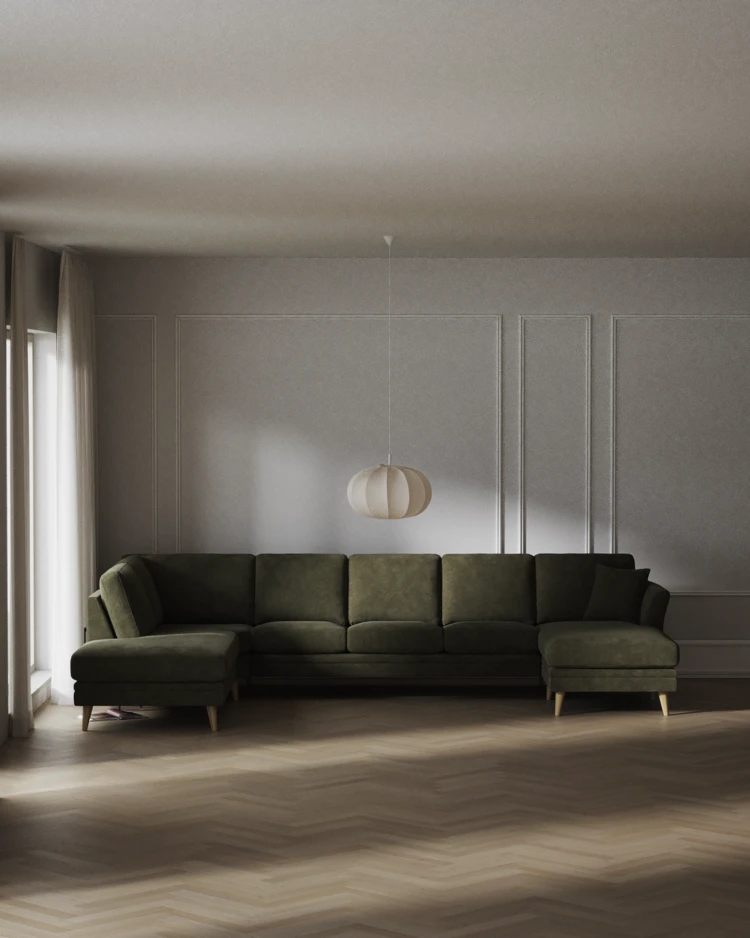 Eden - 3-sits soffa med divan vänster och schäslong höger - inspiration