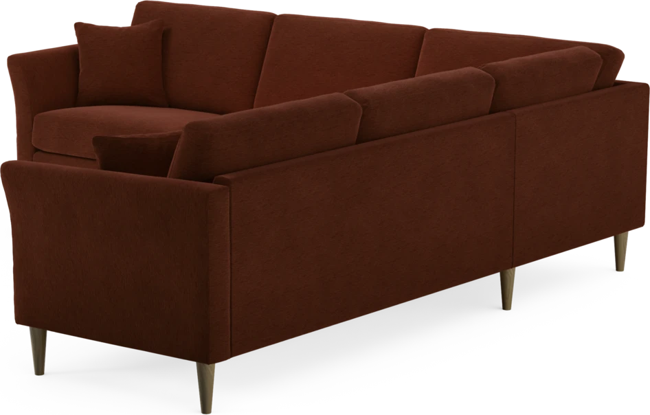 Eden - Hörnsoffa, 2,5+2,5-sits - Orange