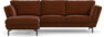 Madison Lux - 2-sits soffa med schäslong vänster - Orange