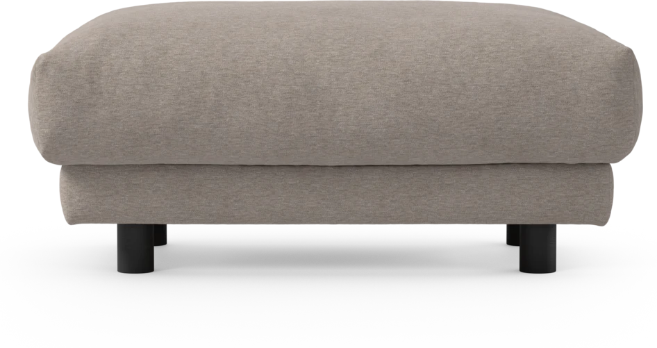Cherrie - Fotpall 110, fast klädsel - Beige