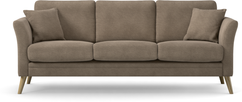 Eden - 3-sits soffa - Brun