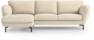 Madison Lux - 2-sits soffa med schäslong vänster - Beige