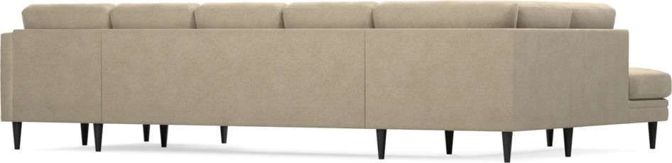 Eden - 3-sits soffa med divan vänster och schäslong höger - Beige