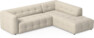 Bella - 3-sits soffa med divan höger - Beige