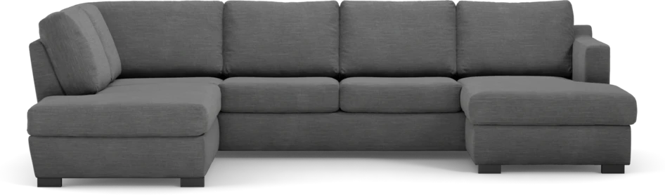 Friday - 3-sits soffa med divan vänster och schäslong höger - Grå