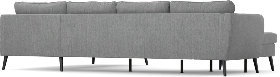 County - 3-sits soffa med schäslong vänster och divan höger - Grå