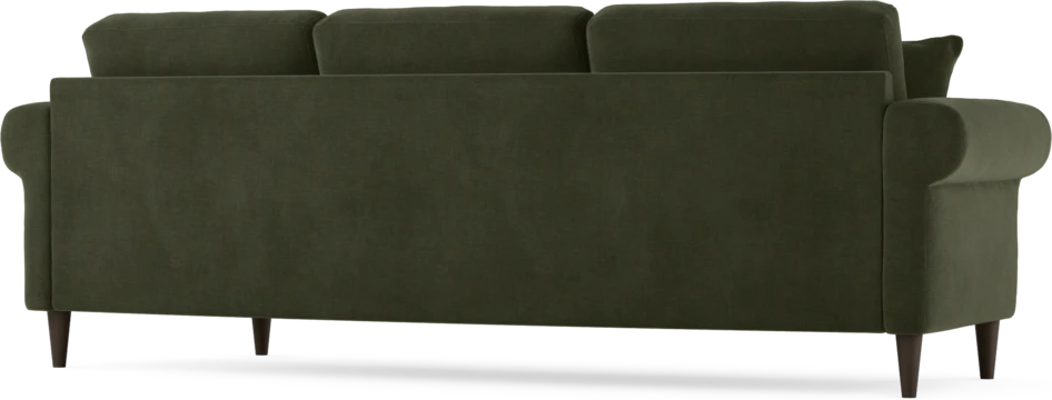 Eden - 3-sits soffa svängd - Grön