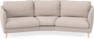 Madison - 3-sits soffa svängd, 90 cm - Beige