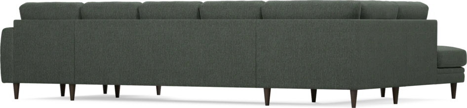 Eden - 3-sits soffa med divan vänster och schäslong höger - Grön