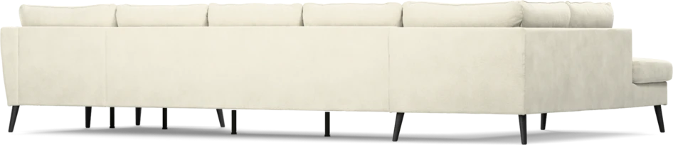 County - 4-sits soffa med divan vänster och schäslong höger - Vit