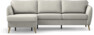 County - 3-sits soffa med flyttbar schäslong - Grå