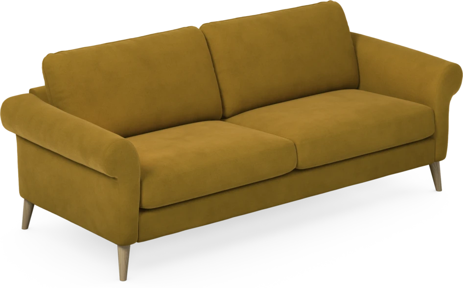 Bridge - 3-sits soffa - Gul
