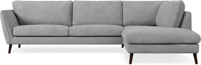 Madison Lux - 3-sits soffa med divan höger - Vit