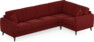 Eden - Hörnsoffa, 3+1-sits - Röd