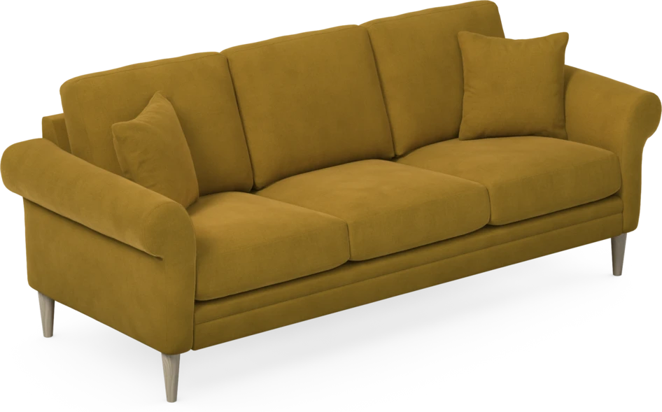 Eden - 3-sits soffa - Gul