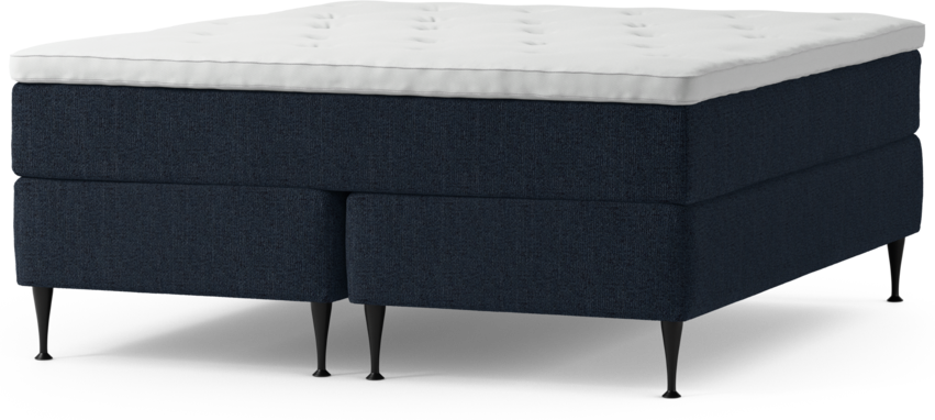 Delux Exclusive - Kontinentalsäng, dubbelsäng med bäddmadrass och sängben