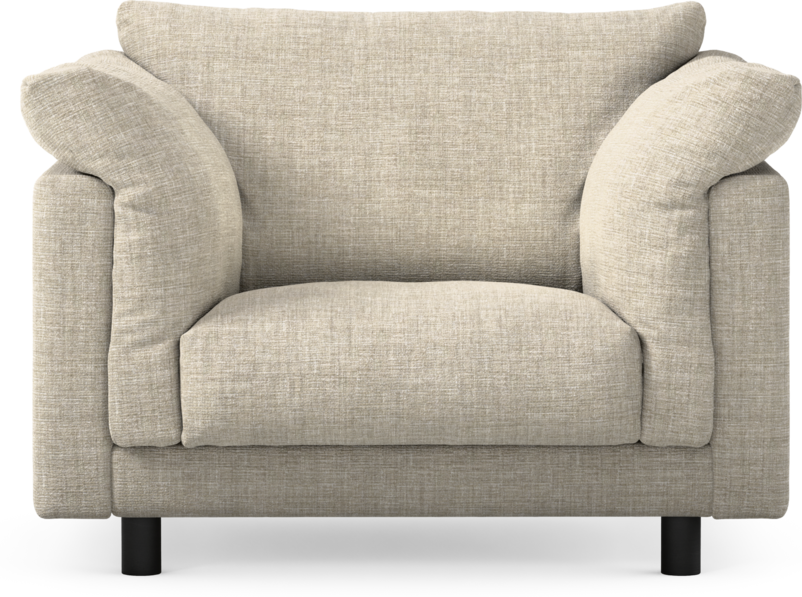 Cherrie - Fåtölj, fast klädsel - Beige