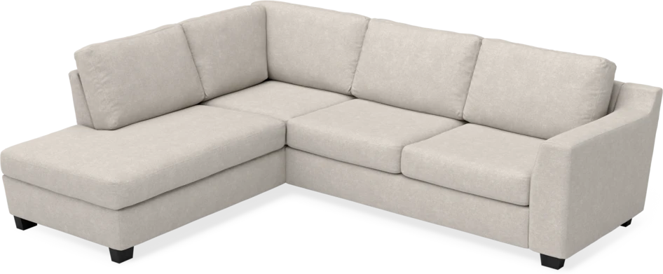 Friday - 2,5-sits soffa med divan vänster - Grå