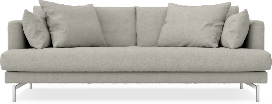 Harper - 3-sits soffa, hel dyna - Beige