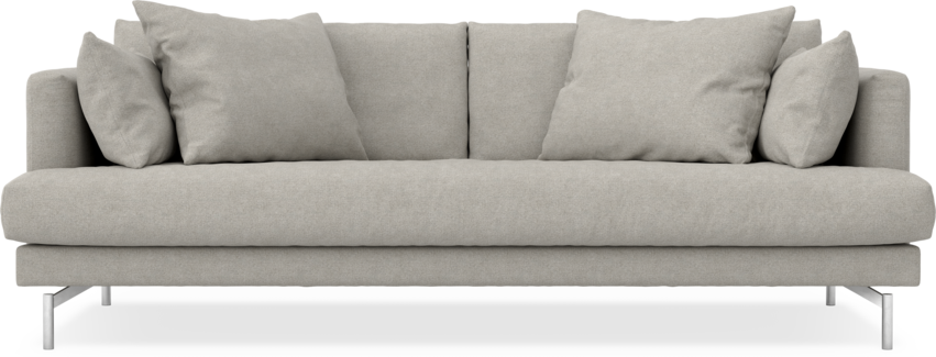 Harper - 3-sits soffa, hel dyna - Beige