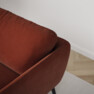 Madison Lux - 3-sits soffa med divan höger - Röd