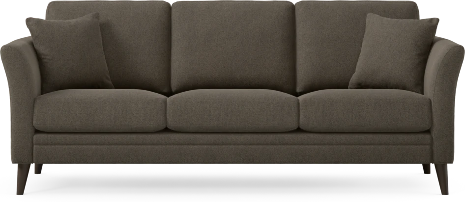 Eden - 3-sits soffa - Brun