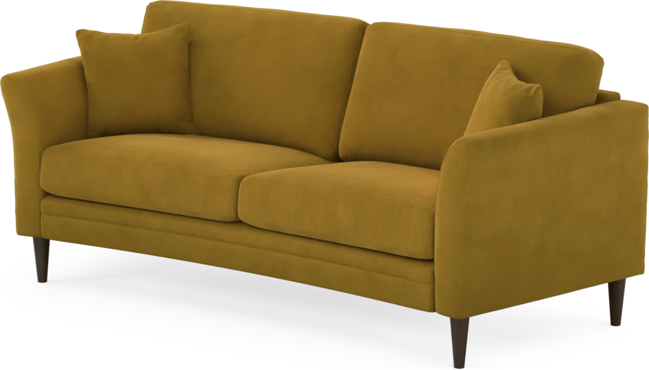 Eden - 2,5-sits soffa svängd - Gul