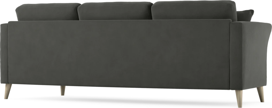 Eden - 3-sits soffa svängd - Grå