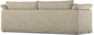 Cherrie - 3-sits soffa, hel dyna och kappa - Beige
