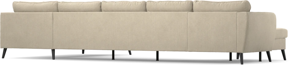 County - 4-sits soffa med schäslong vänster och divan höger - Beige