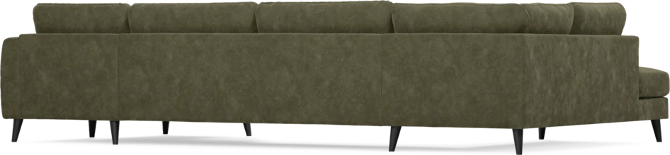 Bridge - 3-sits soffa med divan vänster och schäslong höger - Grön