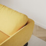 Madison - 3-sits soffa med divan vänster - Gul