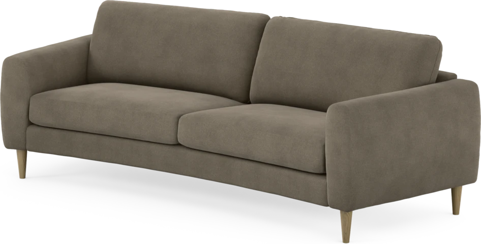 Bridge - 3-sits soffa svängd - Beige
