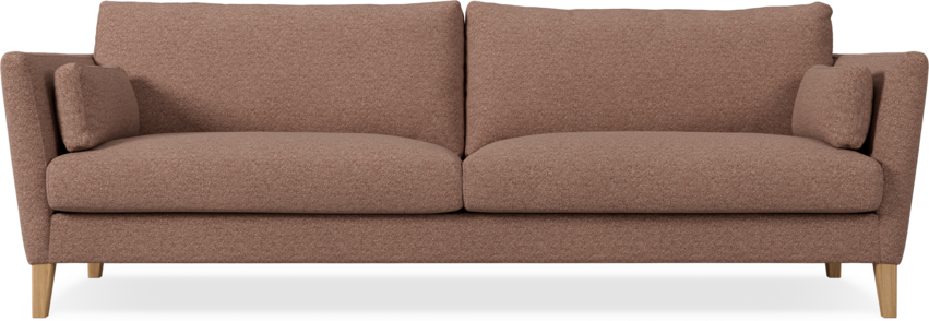 Winston - 4-sits soffa - Röd