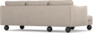 Madison Lux - 2-sits soffa med schäslong vänster - Beige