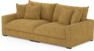 Rossi - 3-sits soffa - Gul