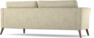 Bridge - 3-sits soffa svängd - Beige