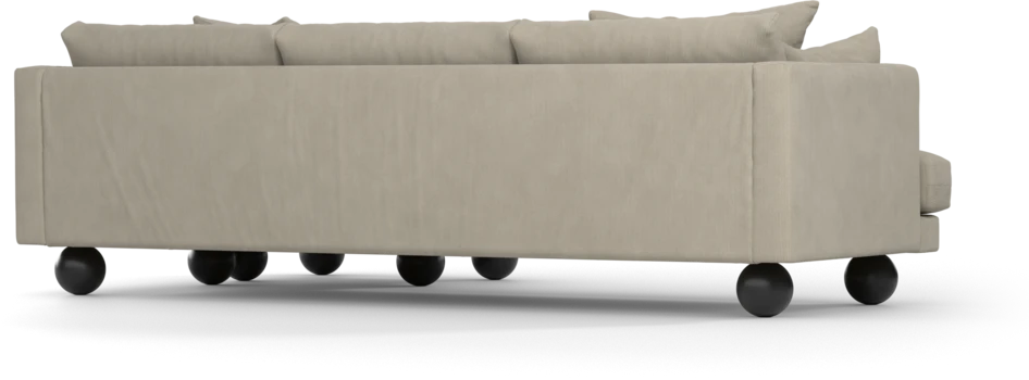 Harper - 4-sits med schäslong höger  - Beige
