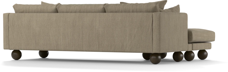 Harper - 4-sits med schäslong vänster - Beige