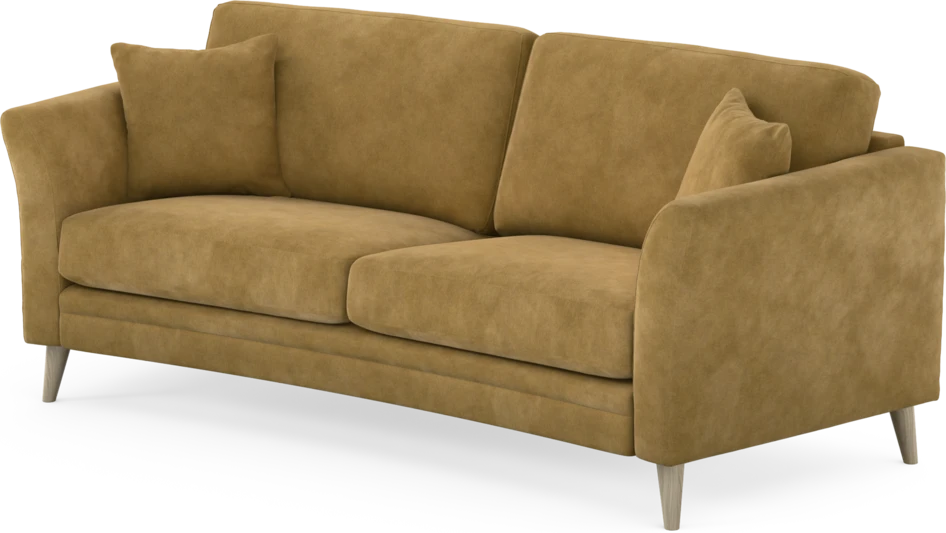 Eden - 2,5-sits soffa svängd - Gul