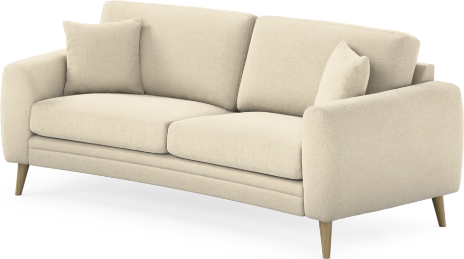 Eden - 2,5-sits soffa svängd - Beige