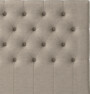 Delux Pikerad XL - Sänggavel, 90-210 cm - Beige