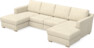 Friday - 2-sits soffa med två schäslonger - Beige
