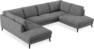 Madison Lux - 2-sits soffa med divan vänster och höger - Vit