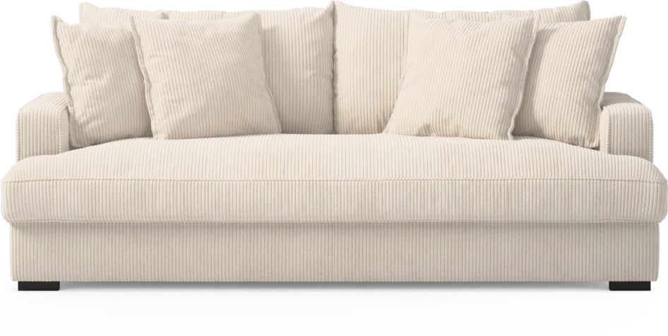 Mila - 3-sits soffa, hel dyna - Vit