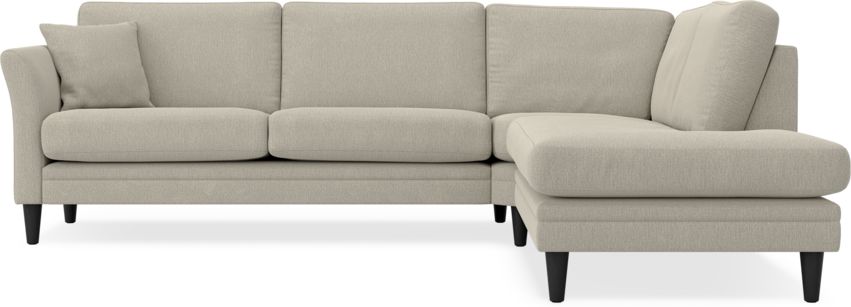 Eden - 2,5-sits soffa med divan - Brun