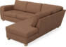 Friday - 2,5-sits soffa med divan höger - Orange