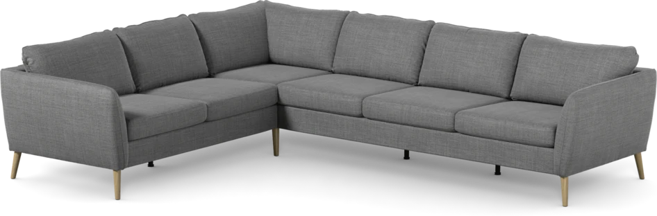 County - Hörnsoffa, 2+3-sits - Grå